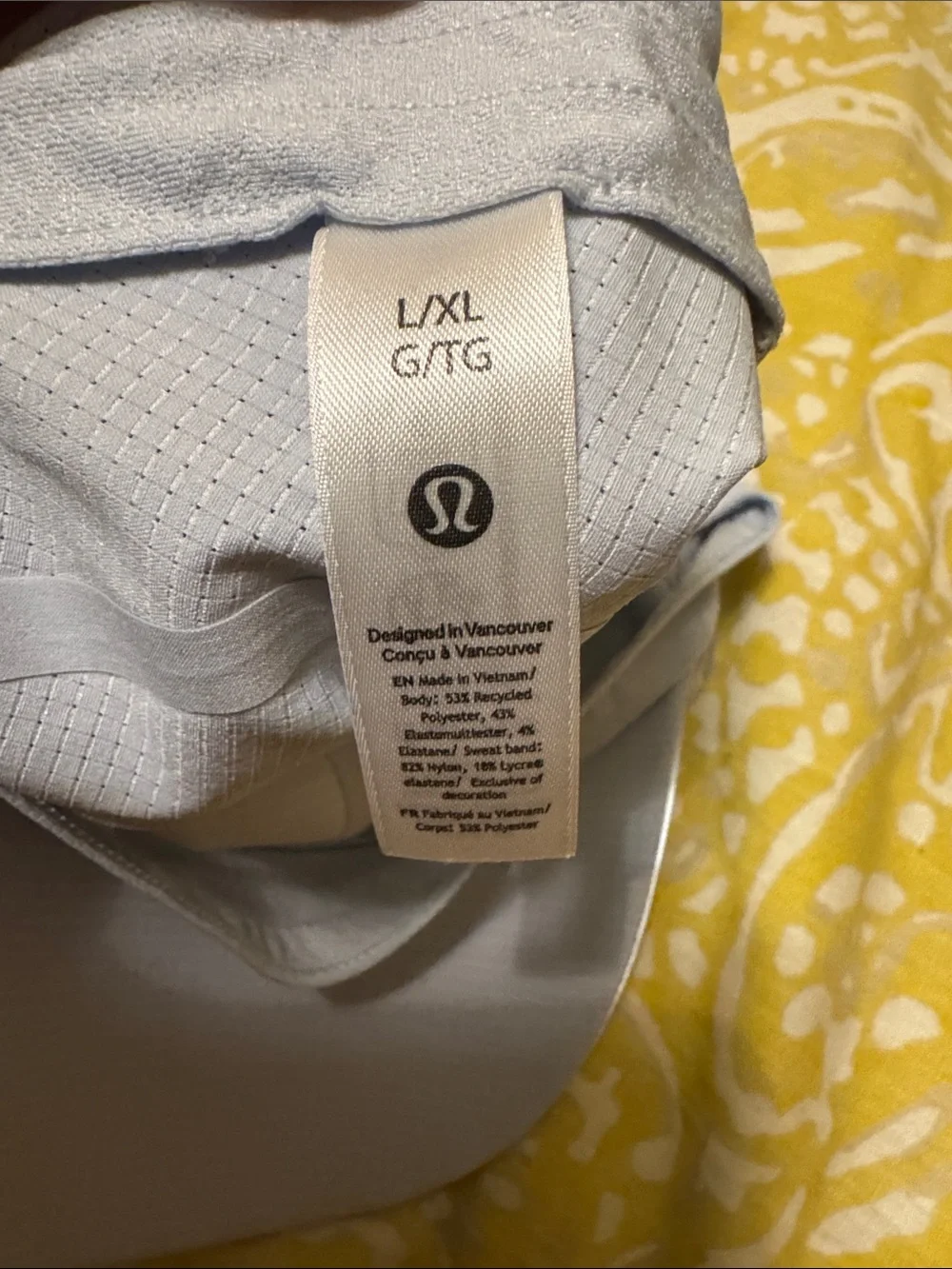 lululemon athletica white performance baseball cap